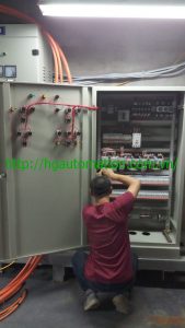 Thiết kế lắp ráp tủ điện điều khiển quạt tăng áp 2 cấp tốc độ- Dự Án VNPT Bắc Ninh