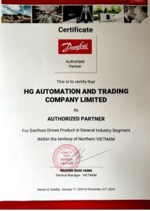 HG TRỞ THÀNH ĐẠI DIỆN CHÍNH THỨC CỦA DANFOSS- ĐAN MẠCH TẠI VIỆT NAM