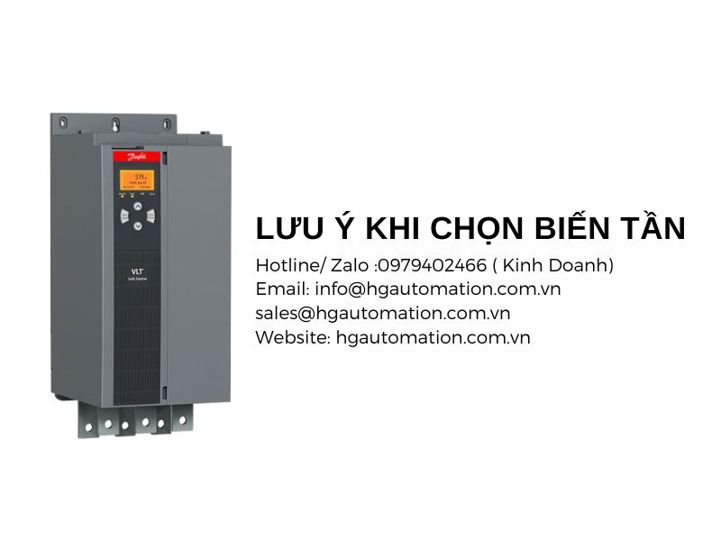 Một số lưu ý khi lựa chọn biến tần cho động cơ